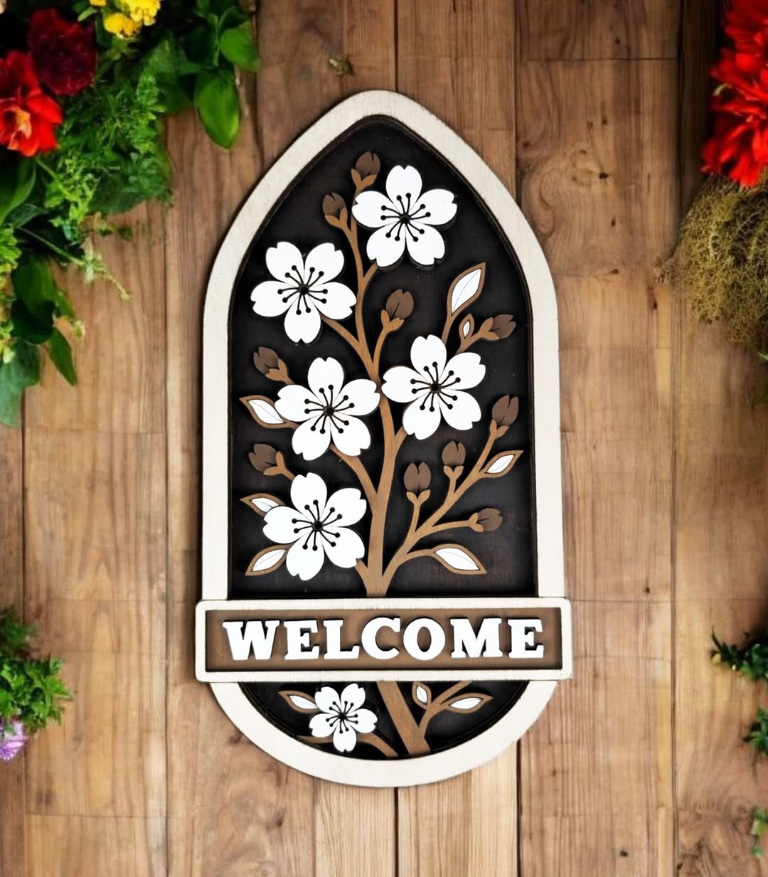 3D Welcome Door Sign, MJeDesigns Shop